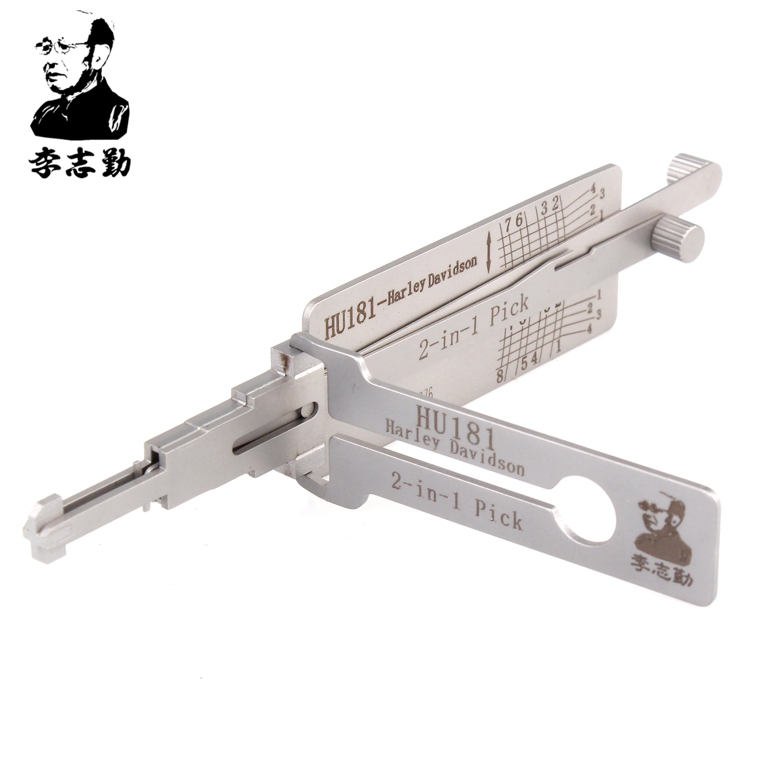 Lishi HU181 2-in-1 Pick & Decoder for Harley Davidson Motorbikes