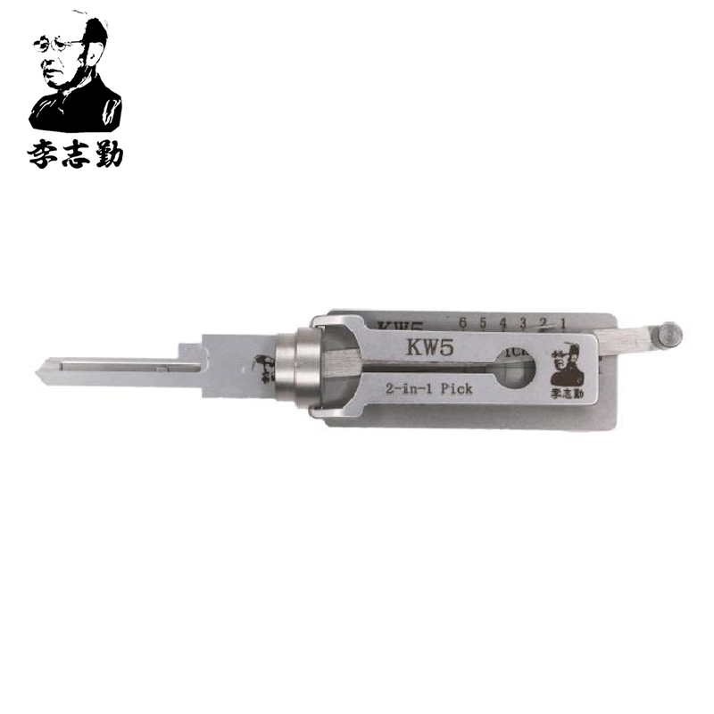Lishi KW5 2-in-1 Pick & Decoder for 6-Pin Kwikset Keyway