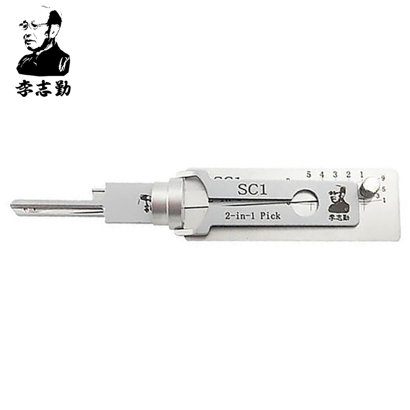 Lishi SC1 2-in-1 Pick & Decoder for 5-Pin Schlage Keyway